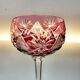Box of 4 Val Saint Lambert "Berncastel" no. 204 Roemer glass – Belgium 1905