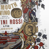 Martini vintage advertising mirror