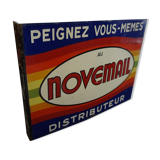 Plate enamelled novemail