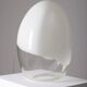 Pair of nessa lamps in murano glass, gino vistosi, 1970s