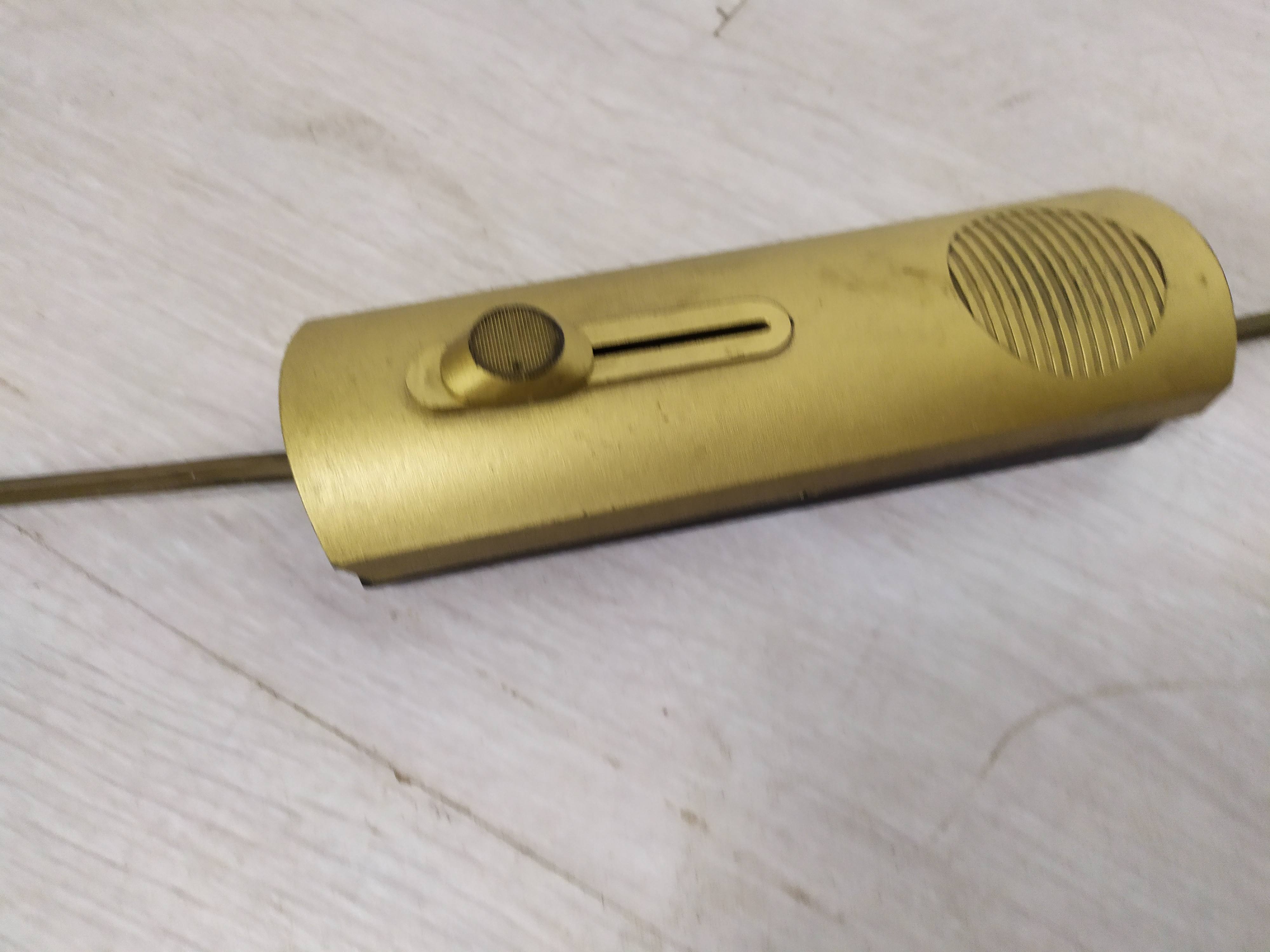 Floor lamp gilded design Lucien Gau