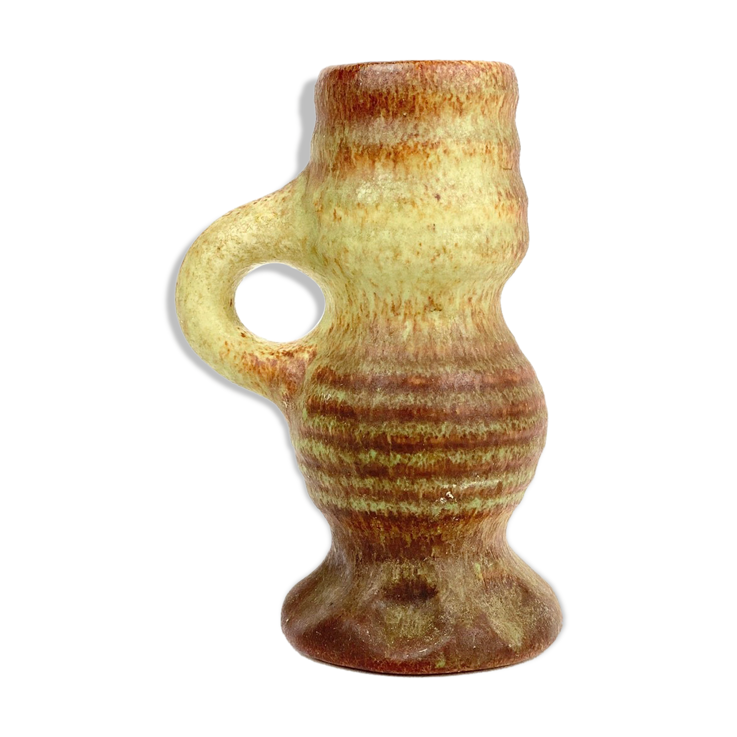 Vase en céramique vintage de Vest van Woerden poterie hollandaise