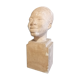 Statue bust face woman Africa Guinea XXth Konakry art