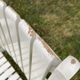 6 vintage wooden folding garden armchairs