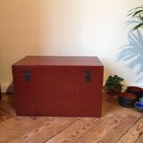 Old wooden storage chest of Chinese origin