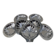 8 coupelles coquillage en inox