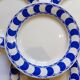 4 assiettes plates de Digoin Sarreguemines modèle dorothy