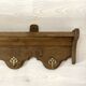 Vintage 1950's wall mounted kitchen shelf splashback