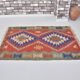 Small Vintage Multicolour Kilim Rug sku 1663