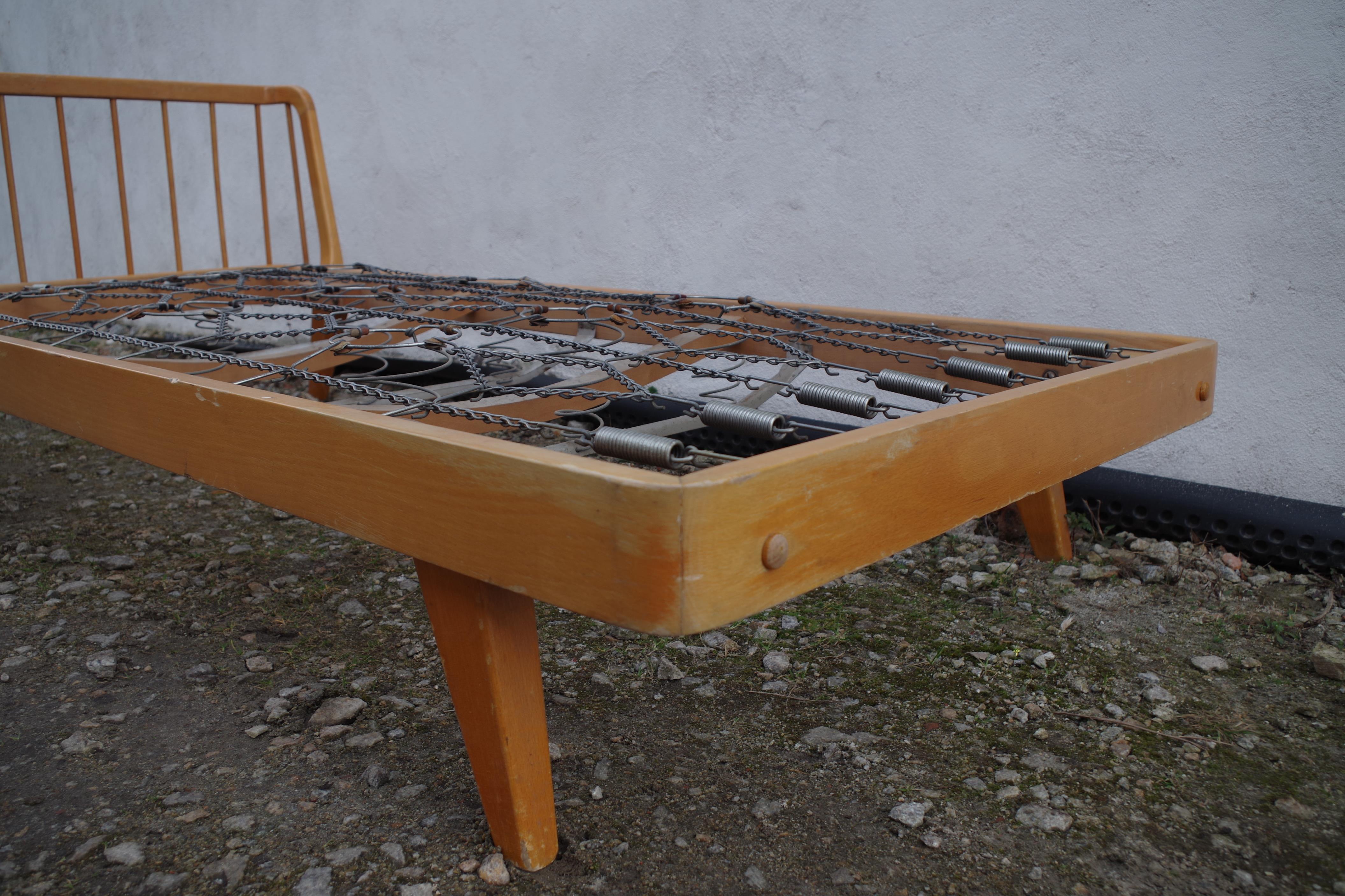 Single bed mid century 1950s for Wilhelm Knoll