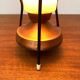 Small tripod table lamp in copper, 1950s.