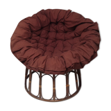 Bamboo and rattan armchair year 70