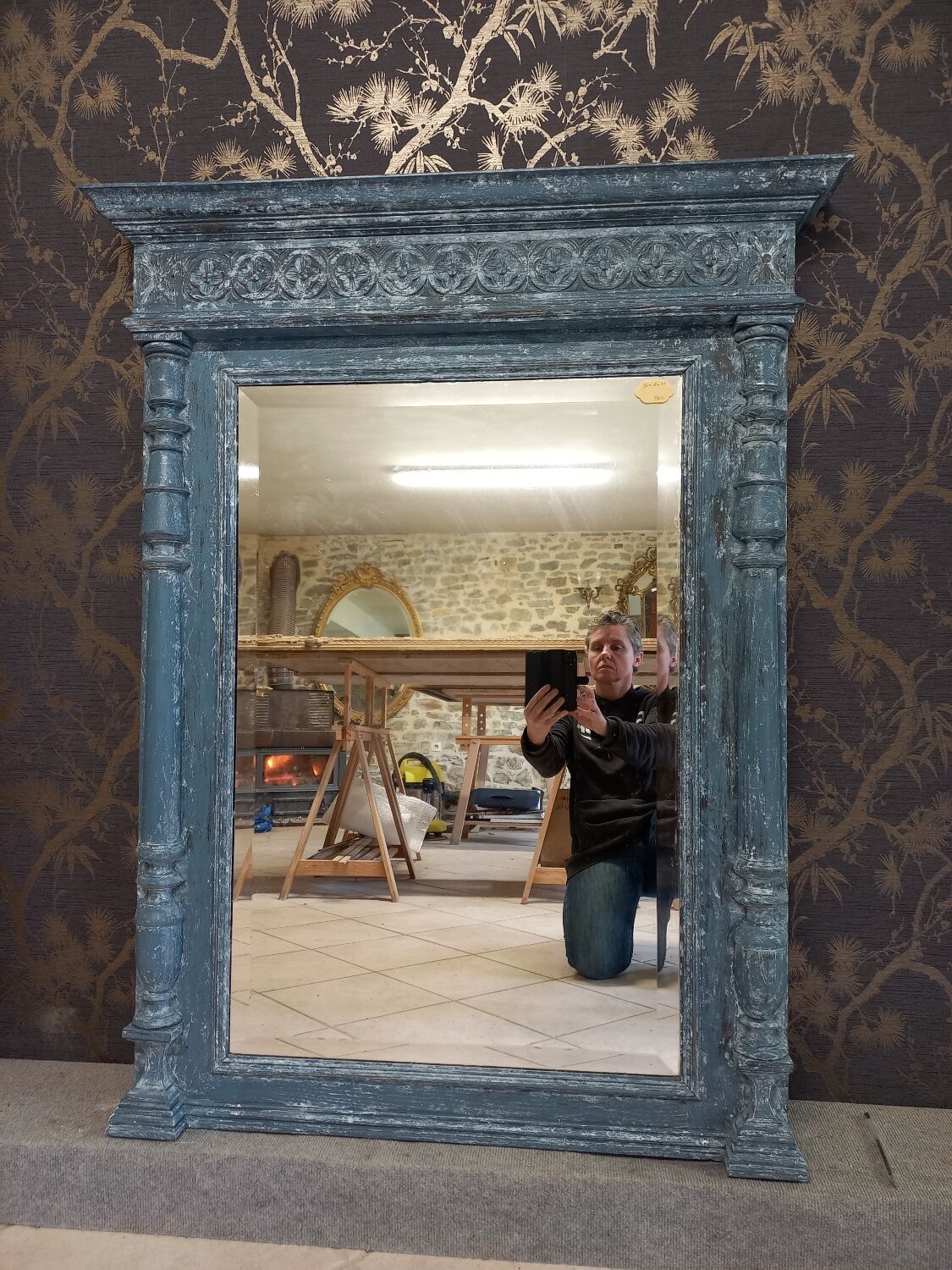 Mirror period XIX 1m21 x 96