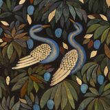 Painted canvas, or decorative panel, "The Lost Paradise". Contemporary.