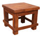 Old small Burmese teak workshop bedside table / ideal in a harness to put 1 plant or e