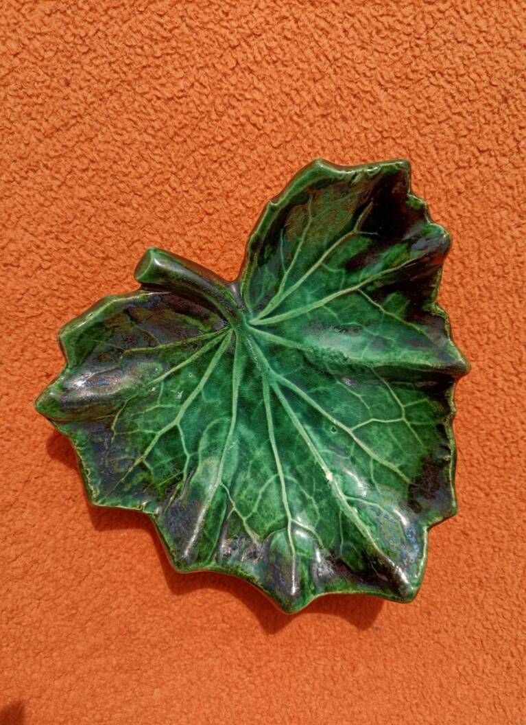 Vide poche rétro feuilles