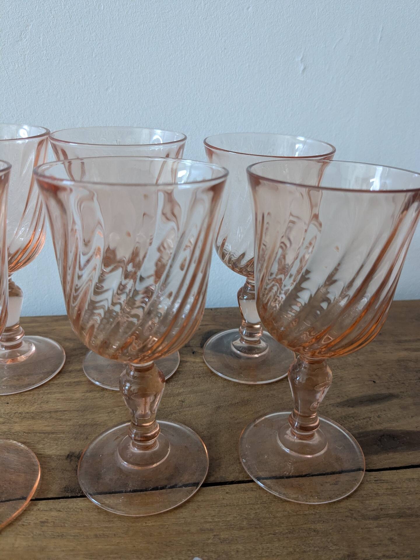 Verres rosalines