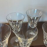 7 wine glasses Cerdagne Saint Louis