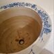 Important blue white porcelain pot cover. Japan. Meiji period (1868 - 1912)