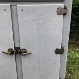 Fridge cabinet antique enamel furniture of metier