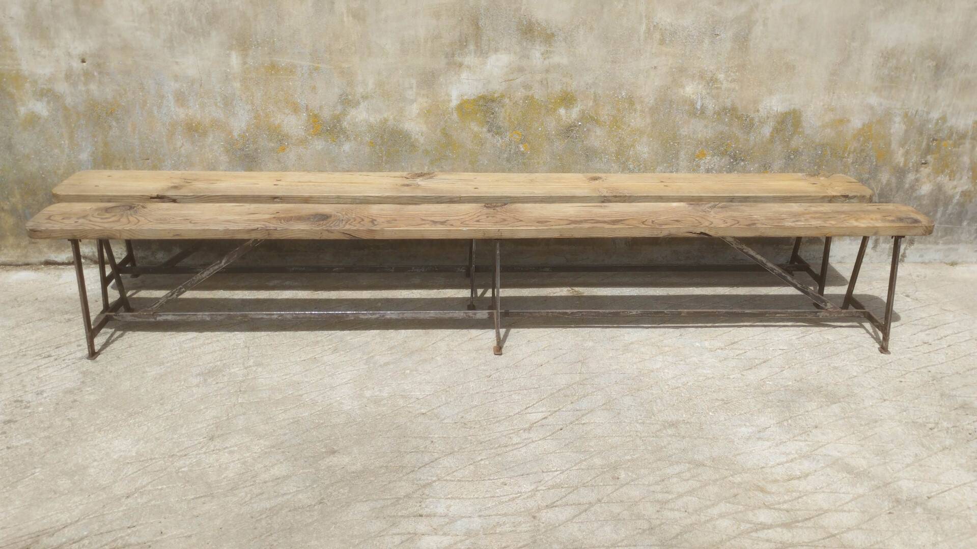 2 XXL industrial benches