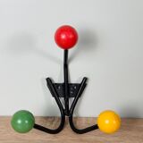 Coat hook 3 balls 1950