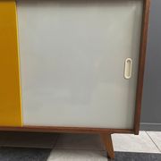 Jiri Jiroutek Yellow and White sideboard 1960s for Interier Praha