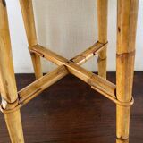 Vintage rattan stools
