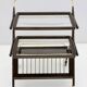 Cesare Lacca Mid-Century Modern Italian Walnut Brass Bar Cart by Cassina