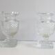Pair of crystal vases in the Médicis style