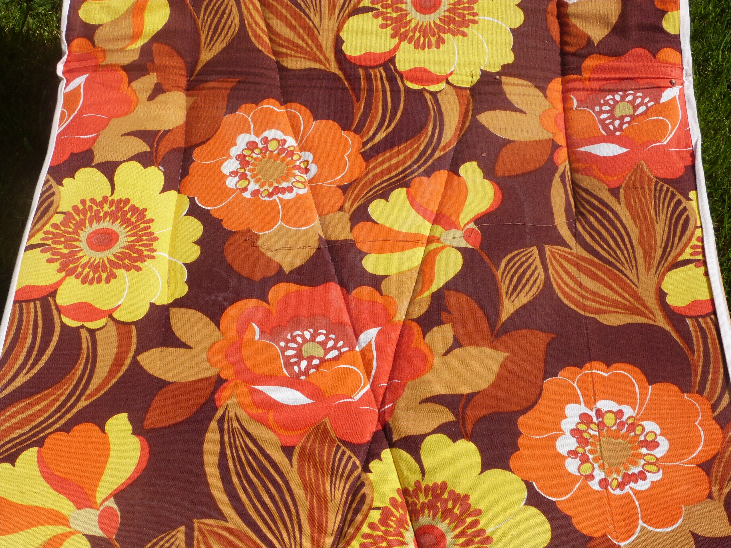 Sunbed lounger foldable Vintage