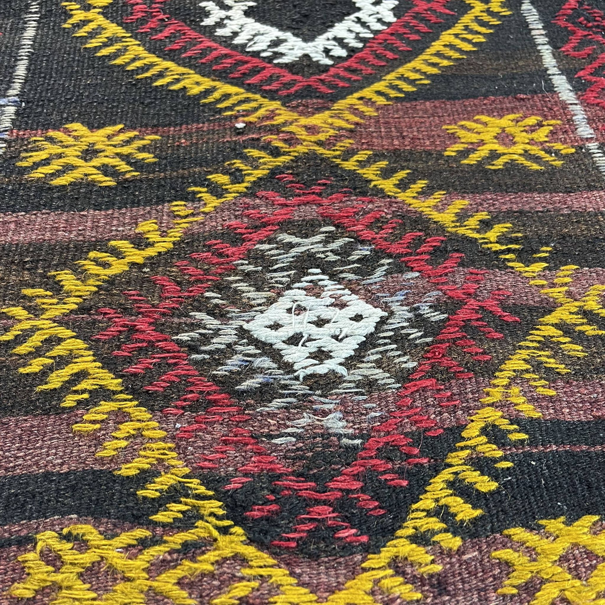 Tapis kilim turc vintage 96 x 50 cm