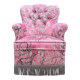 Vintage pink frog chair