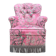 Vintage pink frog chair