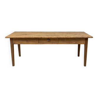 Solid wood table with drawer – vintage