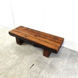 Rectangular brutalist coffee table, 1950s