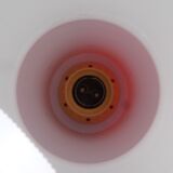 Suspension in opaline and wood