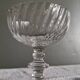11 crystal champagne coupes - late 19th century