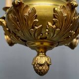 Louis XVI style chandelier. Solid bronze.