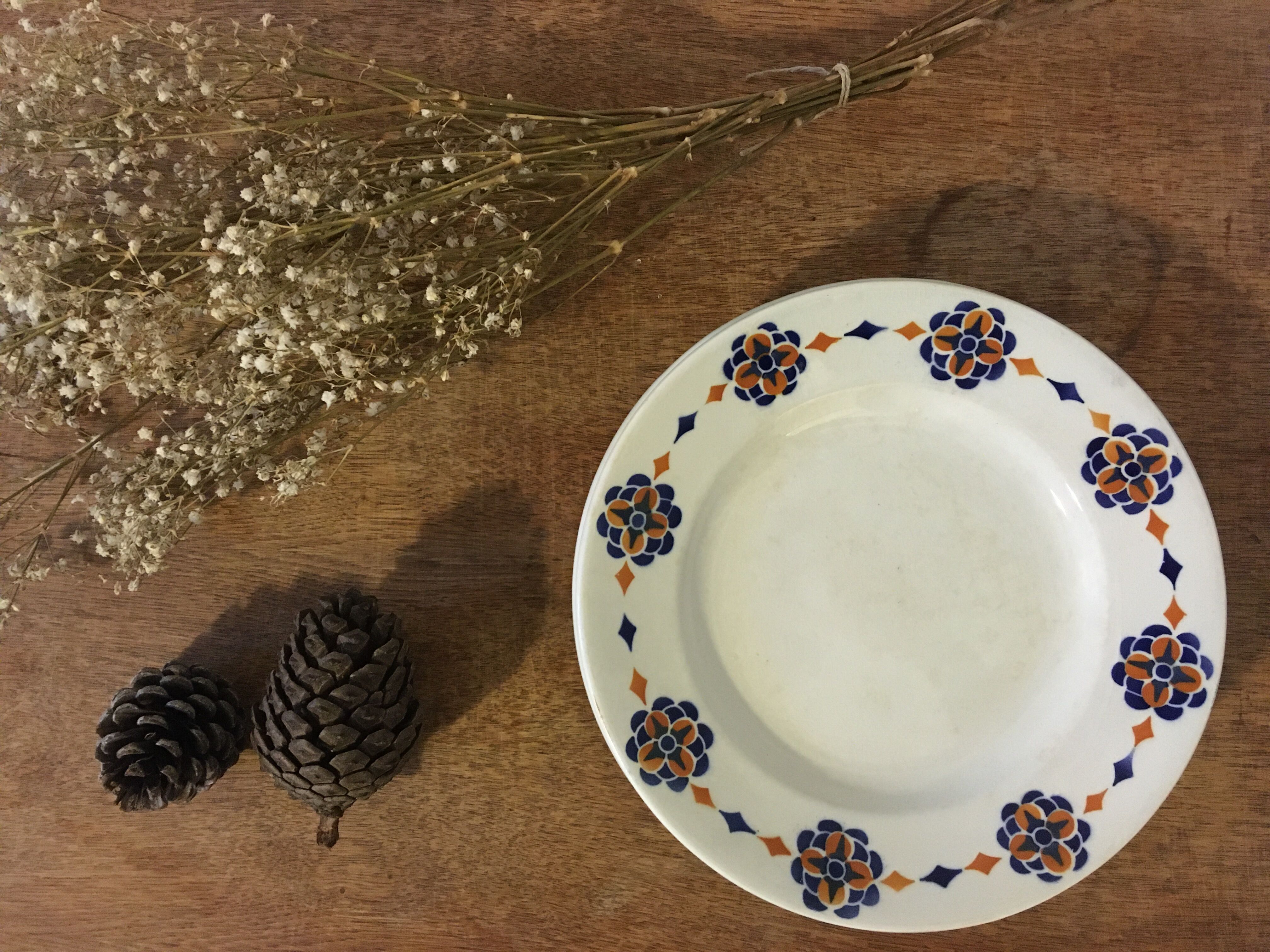 4 dinner plates Hamage & Moulin des Loups