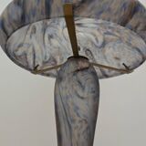 Lampe champignon pâte de verre