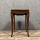 China 20th century: mahogany and burl saddle circa 1950