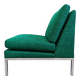 Paire de fauteuils slipper Mid Century Modern par Florence Knoll