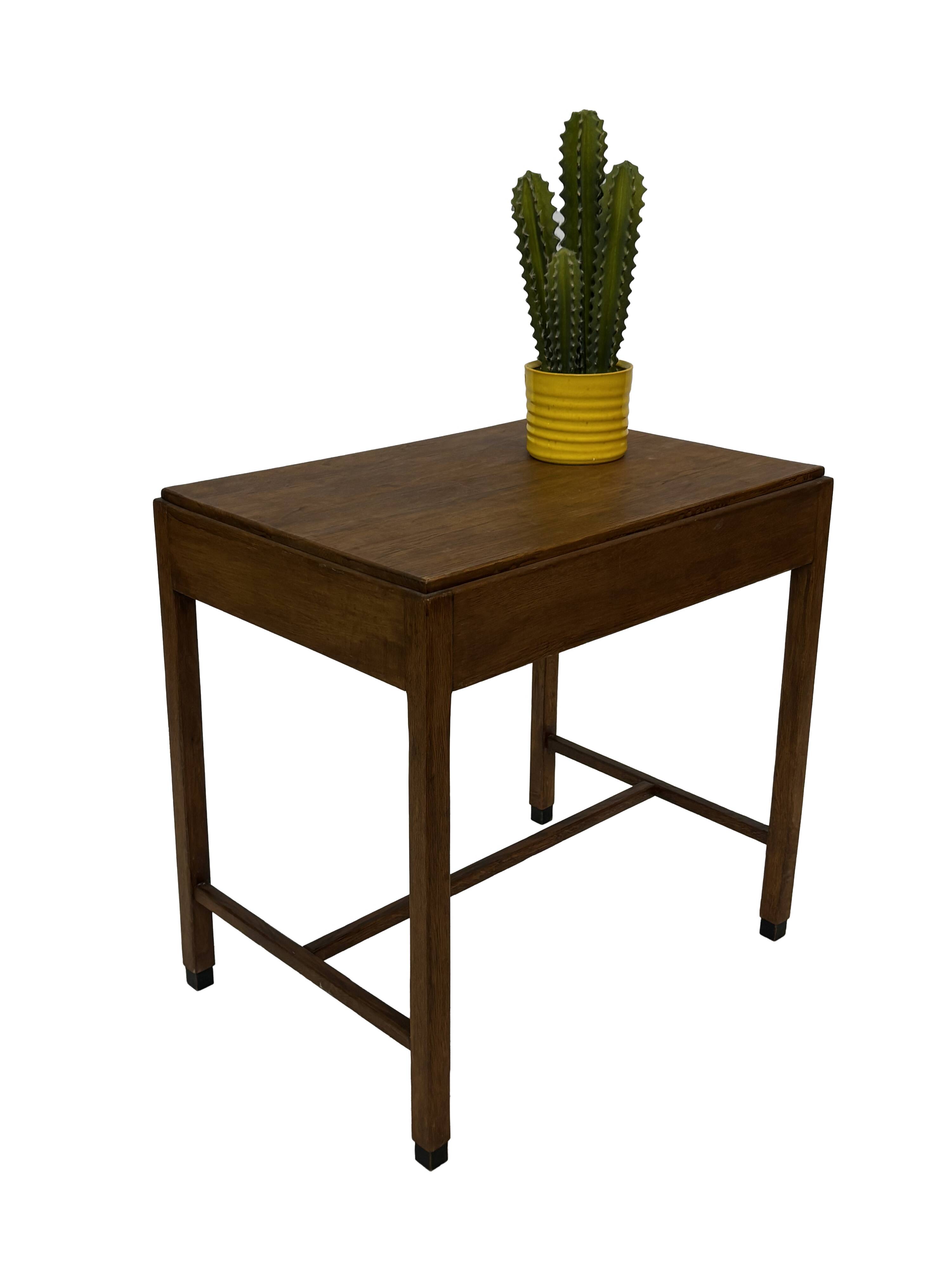 Art Deco Amsterdam School side table minimalist Design