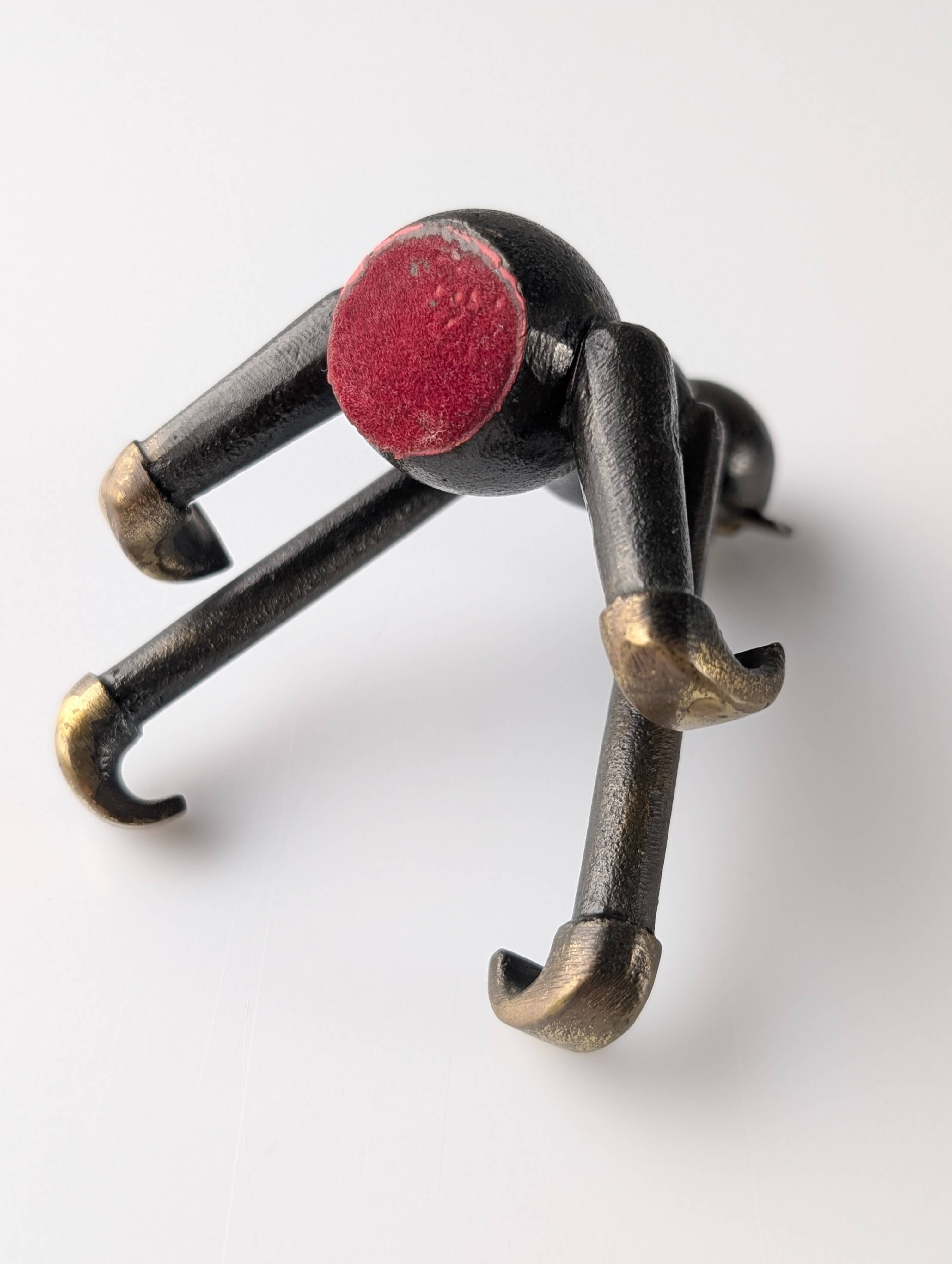 Kay Bojesen mid-century monkey, rare bronze version, Denmark, 1950s