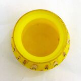 Vase Art déco opalin jaune