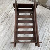 Small modernist oak planter from the 1950s