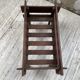 Small modernist oak planter from the 1950s