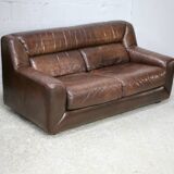 De Sede DS 43 sofa. 2 seats, leather, Switzerland, circa 1970