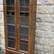 Old library with glass doors